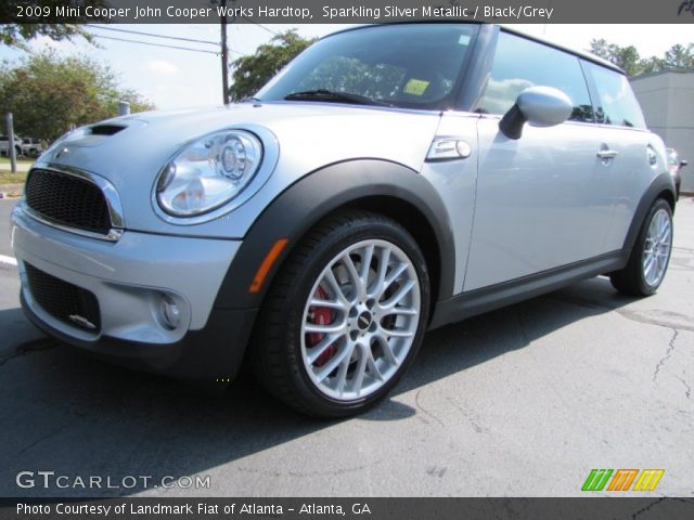 2009 Mini Cooper John Cooper Works Hardtop in Sparkling Silver Metallic