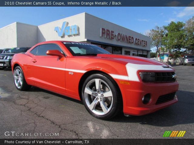 2010 Chevrolet Camaro SS Coupe in Inferno Orange Metallic