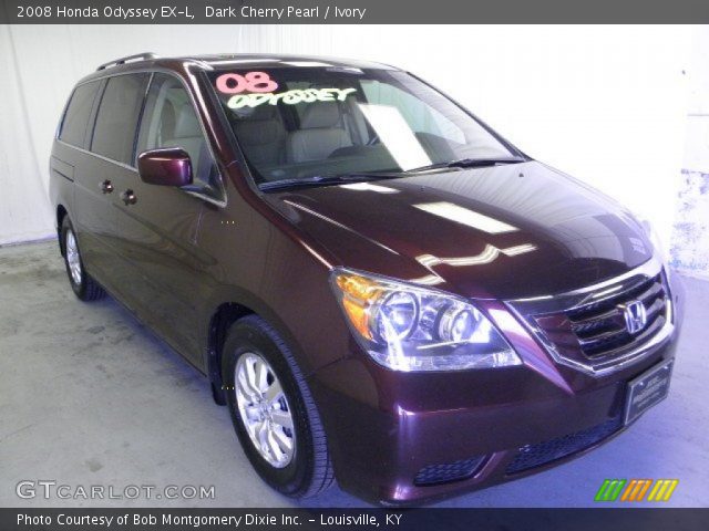 2008 Honda Odyssey EX-L in Dark Cherry Pearl