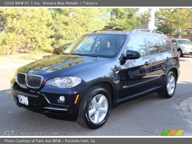 2008 BMW X5 3.0si in Monaco Blue Metallic