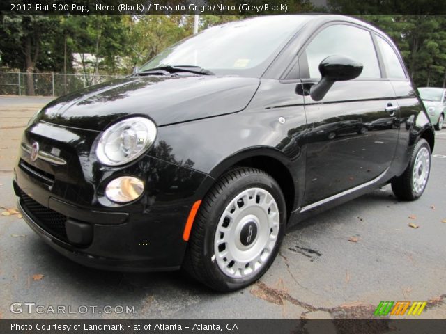 2012 Fiat 500 Pop in Nero (Black)