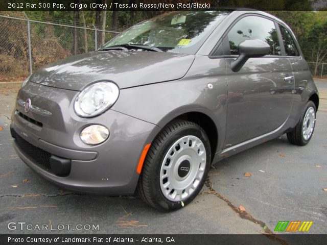 2012 Fiat 500 Pop in Grigio (Grey)