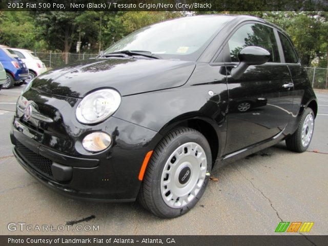 2012 Fiat 500 Pop in Nero (Black)