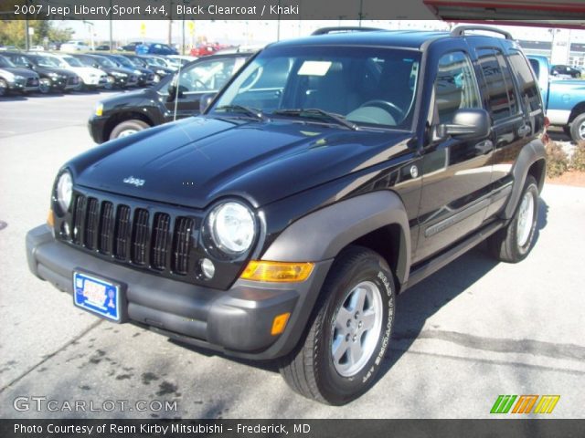2007 Jeep Liberty Sport 4x4 in Black Clearcoat
