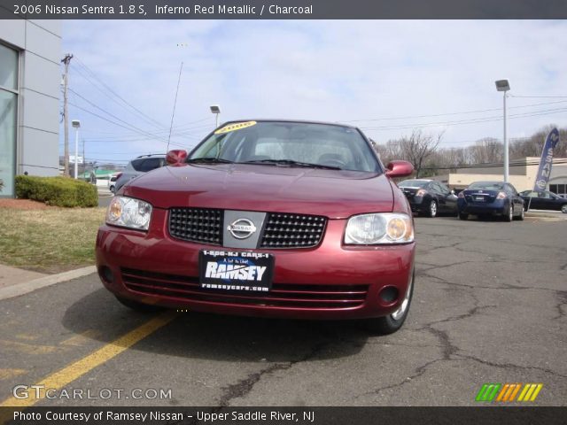 2006 Nissan Sentra 1.8 S in Inferno Red Metallic