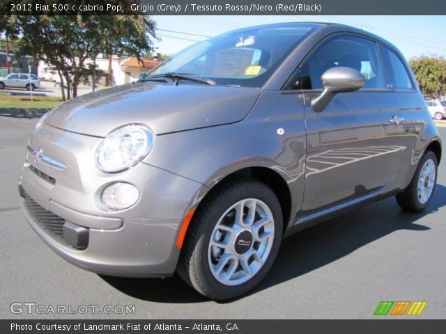 2012 Fiat 500 c cabrio Pop in Grigio (Grey)
