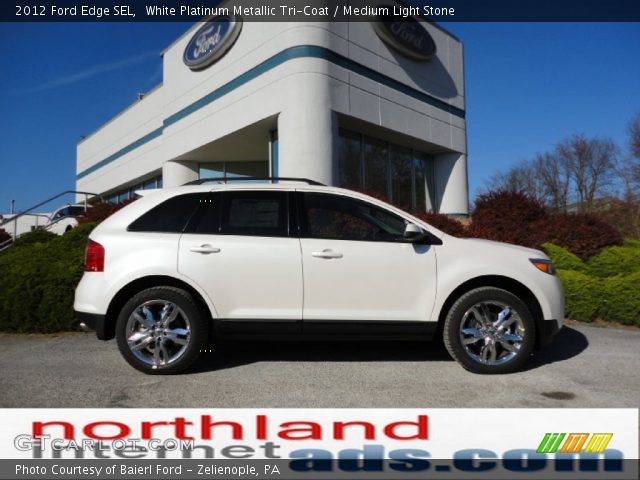 2012 Ford Edge SEL in White Platinum Metallic Tri-Coat