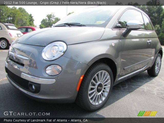 2012 Fiat 500 Lounge in Grigio (Grey)