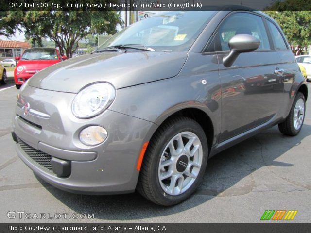 2012 Fiat 500 Pop in Grigio (Grey)