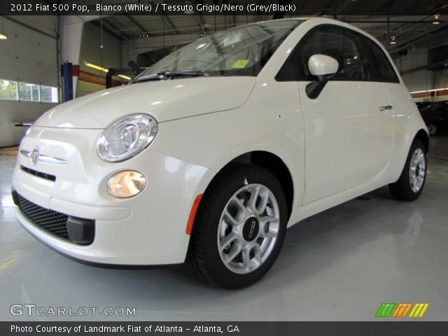 2012 Fiat 500 Pop in Bianco (White)