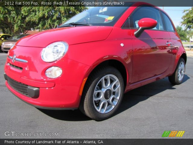 2012 Fiat 500 Pop in Rosso (Red)