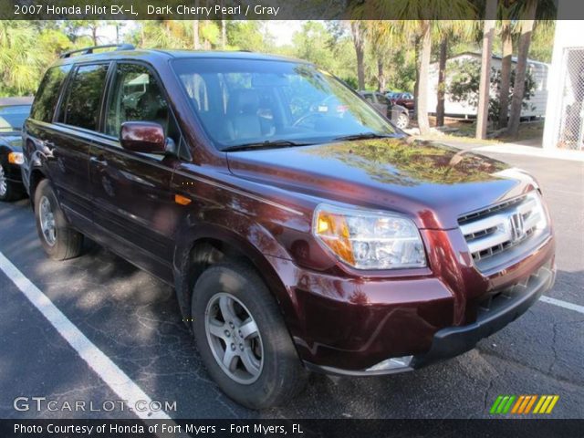 2007 Honda Pilot EX-L in Dark Cherry Pearl