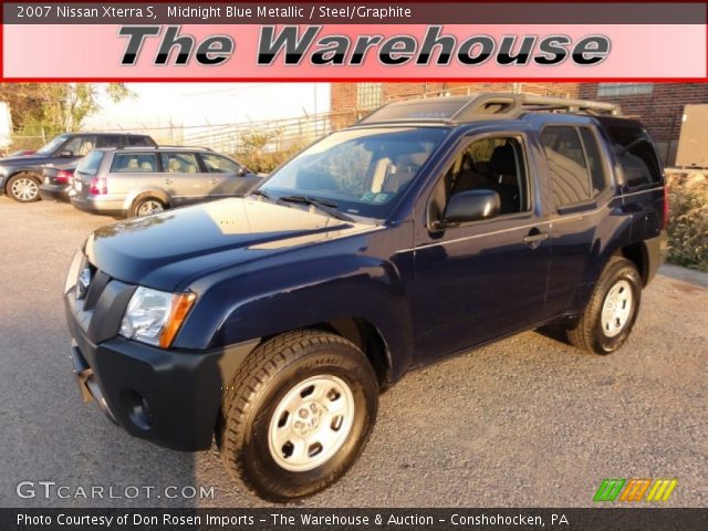 2007 Nissan Xterra S in Midnight Blue Metallic