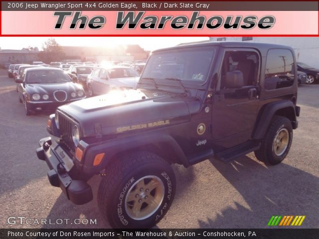 2006 Jeep Wrangler Sport 4x4 Golden Eagle in Black