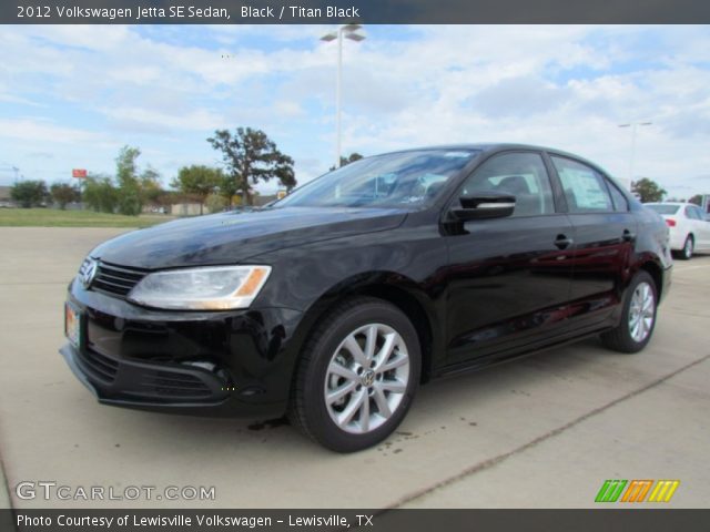 2012 Volkswagen Jetta SE Sedan in Black