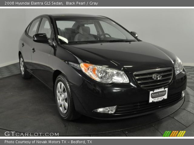 2008 Hyundai Elantra GLS Sedan in Black Pearl