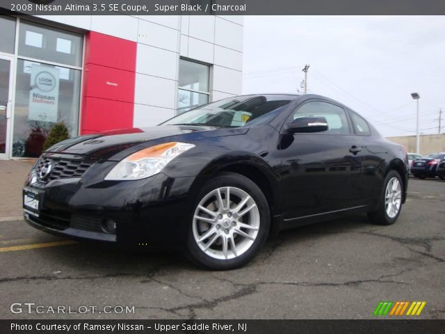 2008 Nissan Altima 3.5 SE Coupe in Super Black