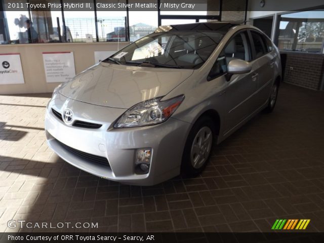 2011 Toyota Prius Hybrid III in Classic Silver Metallic