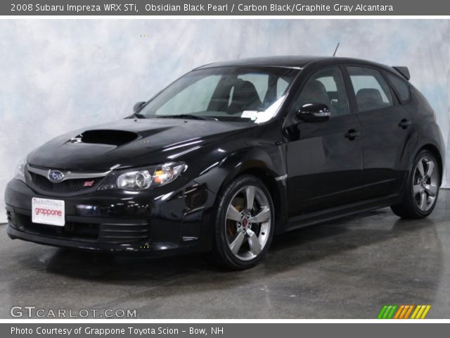 2008 Subaru Impreza WRX STi in Obsidian Black Pearl