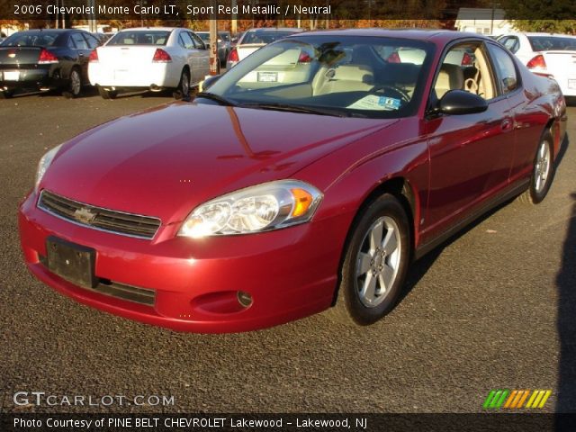 2006 Chevrolet Monte Carlo LT in Sport Red Metallic