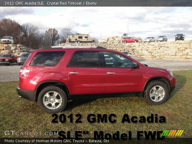 2012 GMC Acadia SLE in Crystal Red Tintcoat