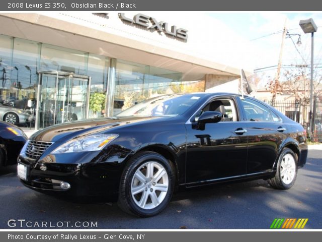 2008 Lexus ES 350 in Obsidian Black
