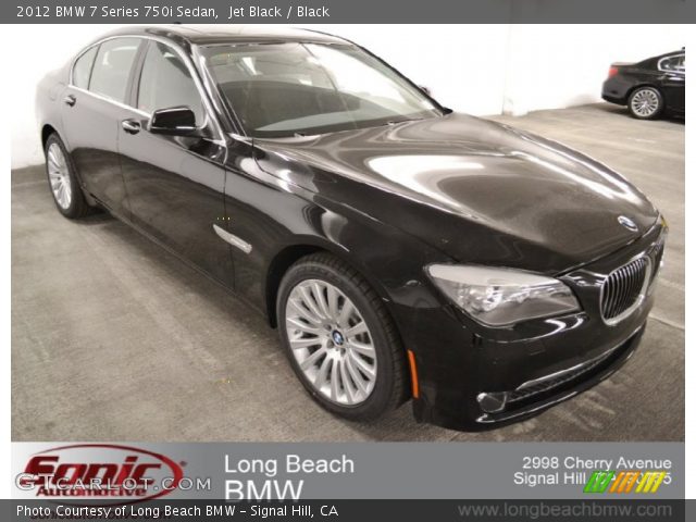 2012 BMW 7 Series 750i Sedan in Jet Black