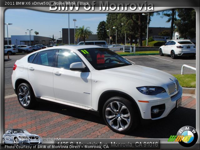 2011 BMW X6 xDrive50i in Alpine White