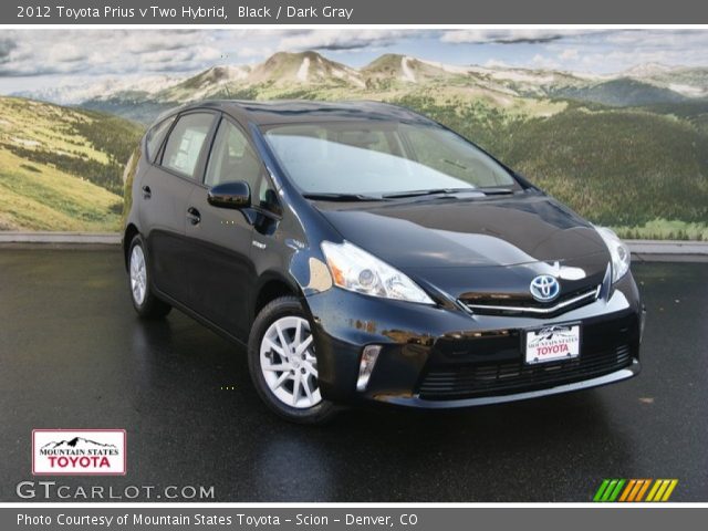 2012 Toyota Prius v Two Hybrid in Black