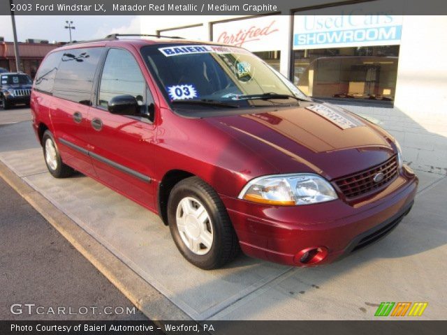 2003 Ford Windstar LX in Matador Red Metallic