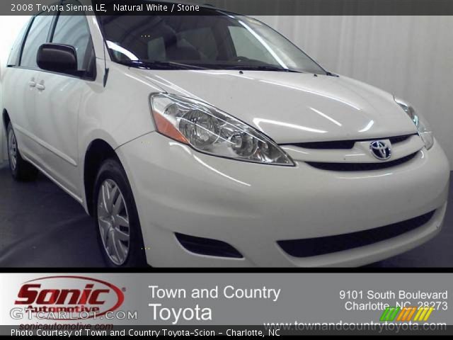 2008 Toyota Sienna LE in Natural White