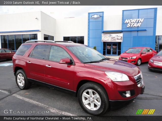 2009 Saturn Outlook XE in Red Jewel Tintcoat