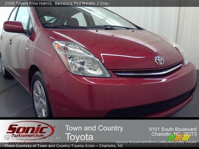 2008 Toyota Prius Hybrid in Barcelona Red Metallic