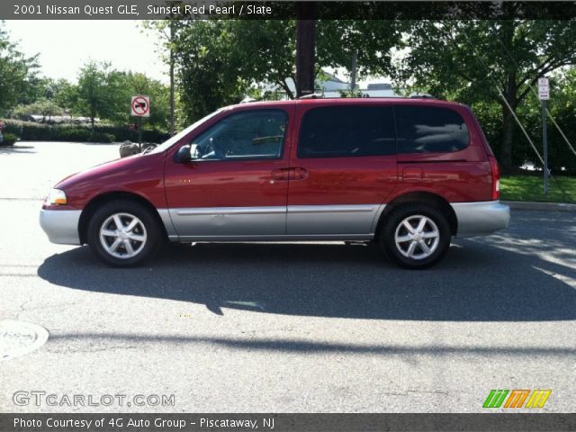 2001 Nissan Quest GLE in Sunset Red Pearl