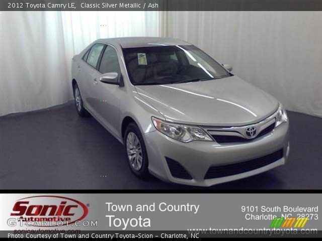 2012 Toyota Camry LE in Classic Silver Metallic
