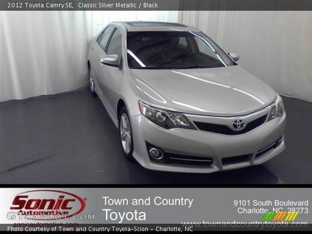 2012 Toyota Camry SE in Classic Silver Metallic
