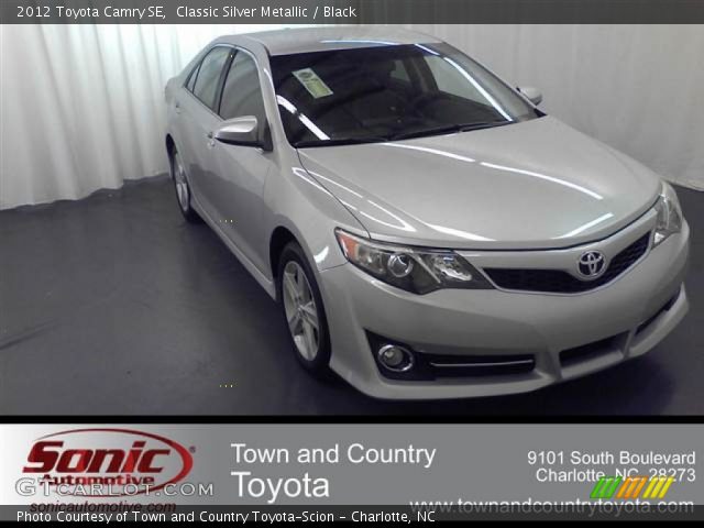 2012 Toyota Camry SE in Classic Silver Metallic