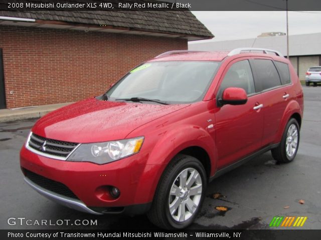 2008 Mitsubishi Outlander XLS 4WD in Rally Red Metallic