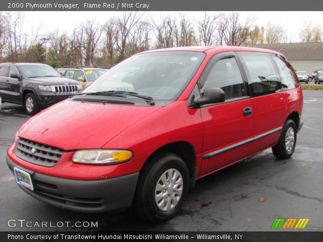 2000 Plymouth Voyager  in Flame Red