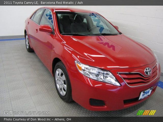 2011 Toyota Camry LE in Barcelona Red Metallic
