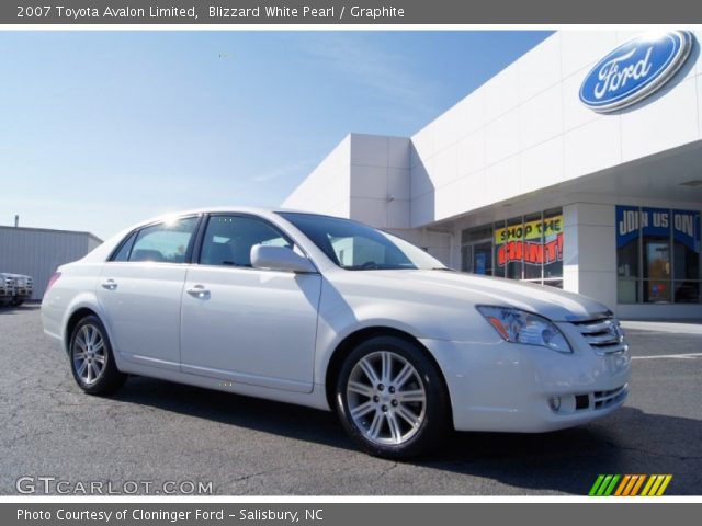 2007 Toyota Avalon Limited in Blizzard White Pearl