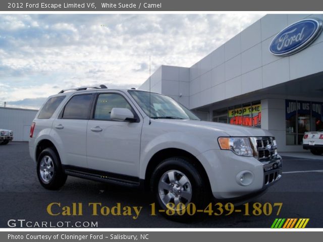2012 Ford Escape Limited V6 in White Suede
