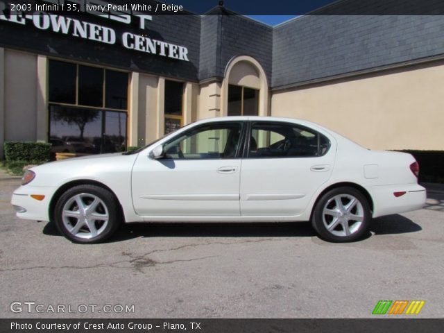 2003 Infiniti I 35 in Ivory Pearl White