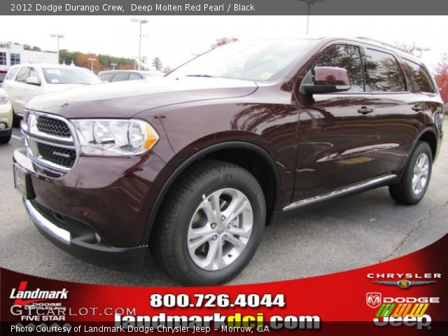 2012 Dodge Durango Crew in Deep Molten Red Pearl
