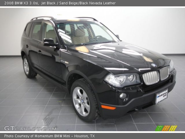 2008 BMW X3 3.0si in Jet Black