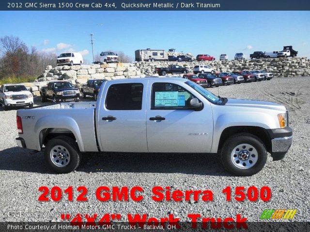 2012 GMC Sierra 1500 Crew Cab 4x4 in Quicksilver Metallic