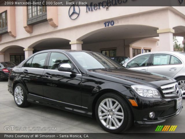 2009 Mercedes-Benz C 300 Sport in Black