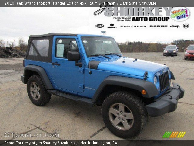 2010 Jeep Wrangler Sport Islander Edition 4x4 in Surf Blue Pearl