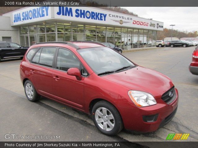 2008 Kia Rondo LX in Volcanic Red