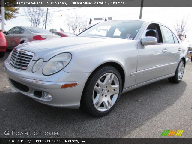 2003 Mercedes-Benz E 500 Sedan in Brilliant Silver Metallic